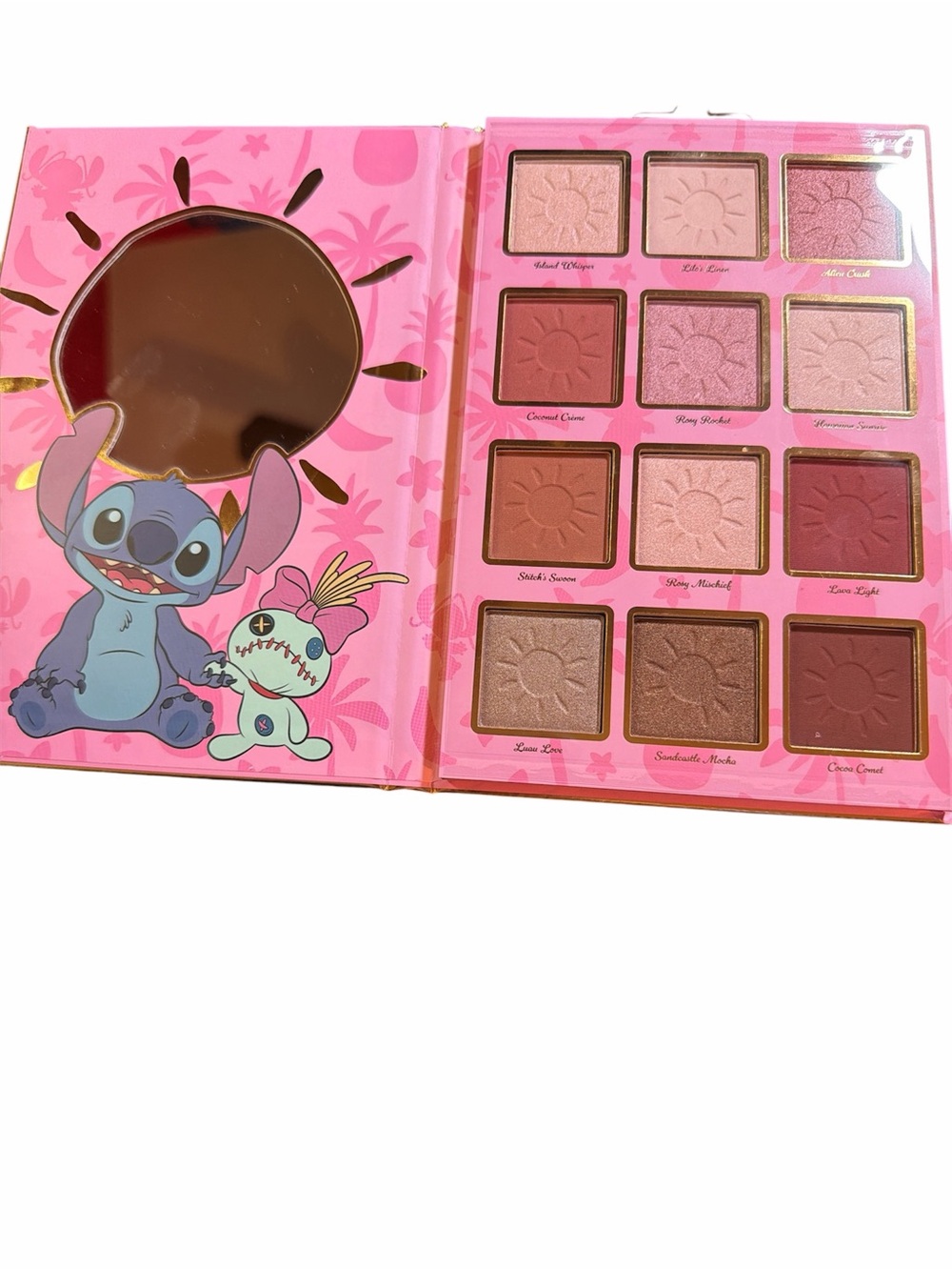 NIB Disney Stitch Tropical Eyeshadow Palette - 12 Shades - Brand New! - Picture 2 of 2
